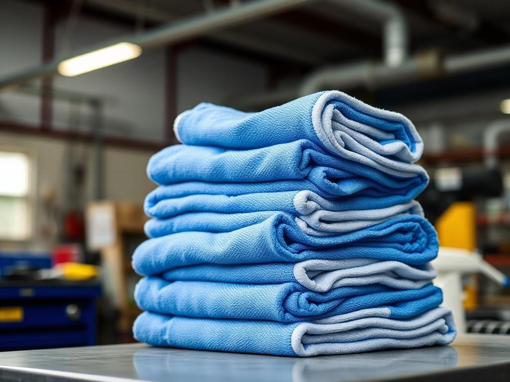 Automotive shop towels manufactured by Ittehad Towel